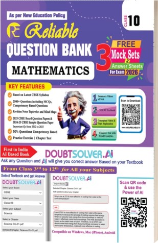 Reliable Question Bank Class 10 Mathematics [CBE], For 2026 Exam